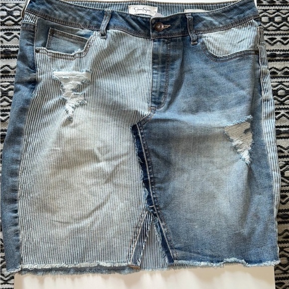 Jessica Simpson Dresses & Skirts - NWT Jessica Simpson denim patch work skirt